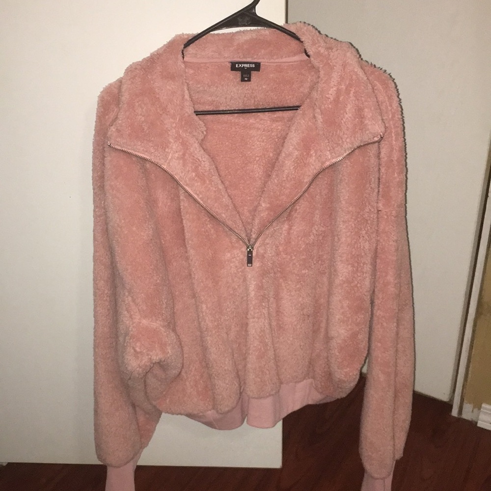 Express Furry Teddy Jacket